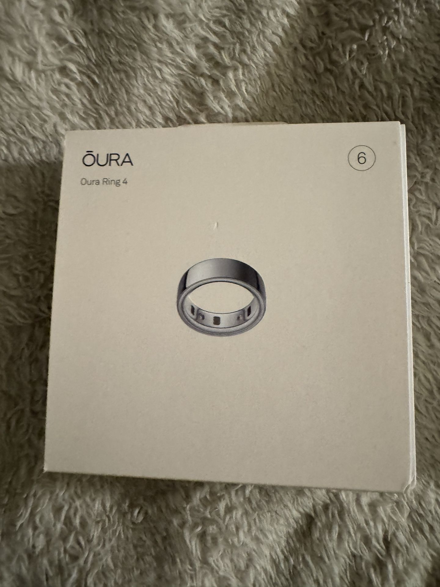 Oura Ring 4 Size 6 Silver 