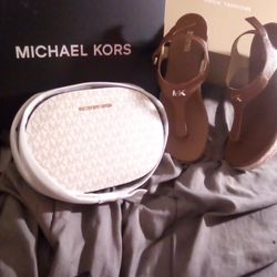 Brand New Michael Kors Purse And Shoes Set