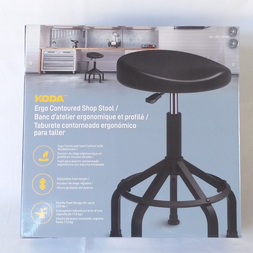 KODA Ergo Cushioned Shop Stool
