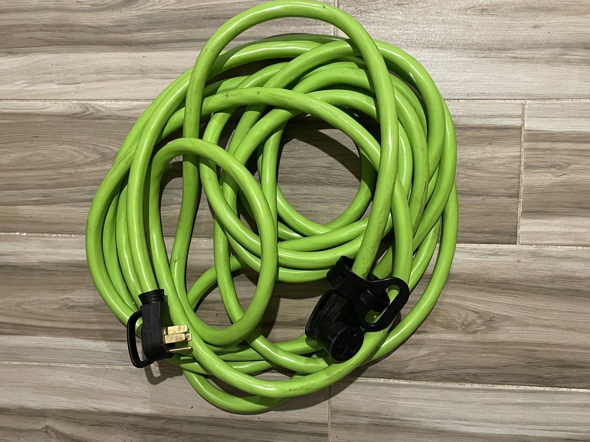 50 Amp RV/EV Extension Cord (30 ft) 4-Prong 250-Volt, Compatible with Tesla Model 3/S/X/Y Mobile Charger, NEMA 14-50P to 14-50R 6/3+8/1 STW AWG Gauge