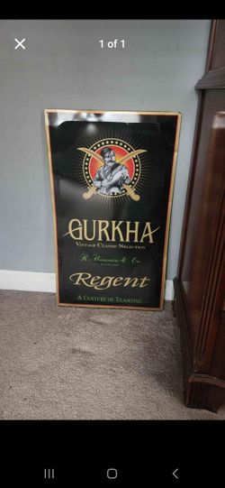 Gurkha Cigar Metal Sign 