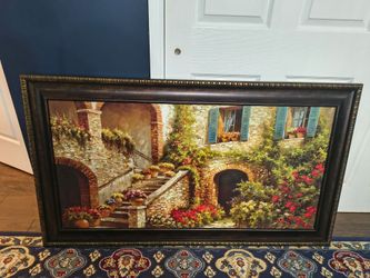 Oil landscape painting