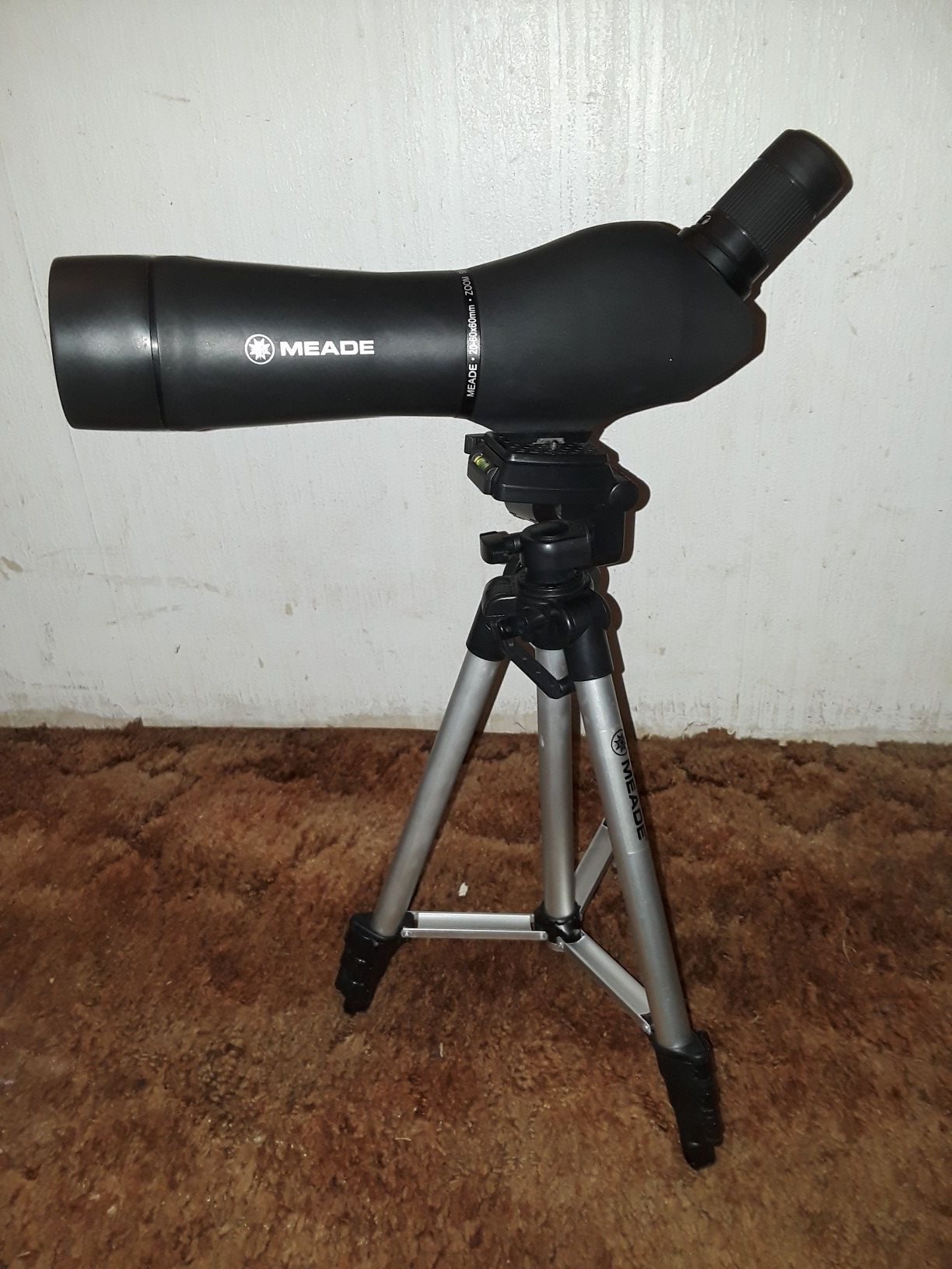 Meade 20-60x60mm Spotting Scope - Angled, Waterproof w/ Tripod