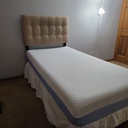 Single Bed With Memory Foam Matress And Box
