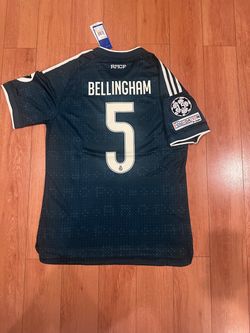 Real Madrid 26/27 Away Jersey, Bellingham #5, Champions league patch