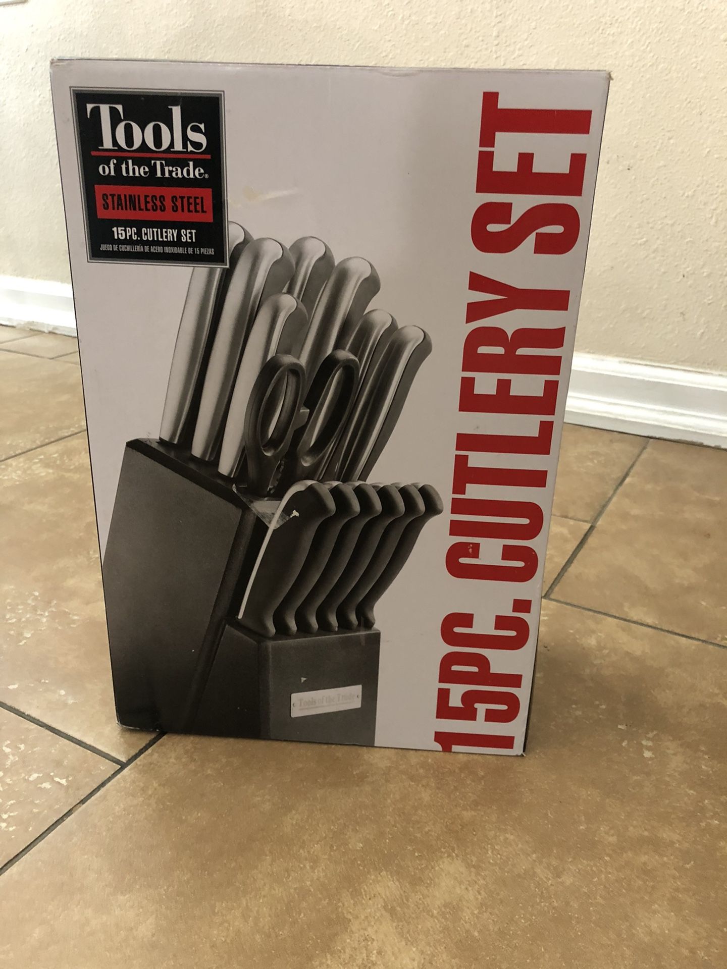 Cutlery Tools Of The Trade 15 Pcs Cutlery Set/ Juego De Cuchillos