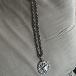 Silver Diamond Trophy Chain 