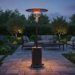 Propane Patio Heater 50,000 BTU – Stainless Steel & Bronze, Halloween Night