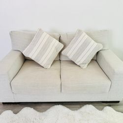 Ashley Maggie Loveseat – Light Beige