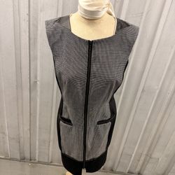 Halogen Black and Gray Petite Dress 