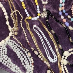 Beautiful Vintage Costume Necklaces
