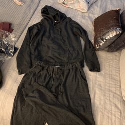 2 Pieace Set Jogger Pants And Hoodie Women