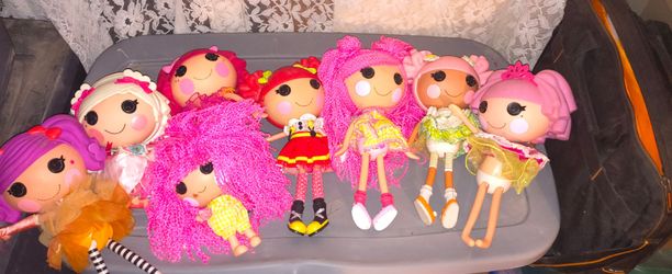 Set of 8 Collector Lalaloopspy Dolls -rare
