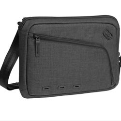 Ogio Newt 13" Slim Sleeve Messenger Bag - Black - Laptop Tablet Kindle