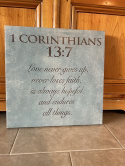 Wall Hanging Bible verse
