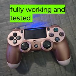 Pink PS4 Controller - PlayStation 4 Video Game Controller - DualShock 4 - Fully Working And Tested 