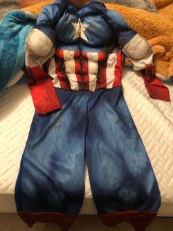 Costume Captain America size 5-6