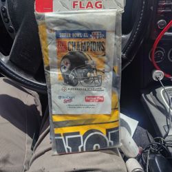 Vertical Hanging Flag Pittsburgh Steelers