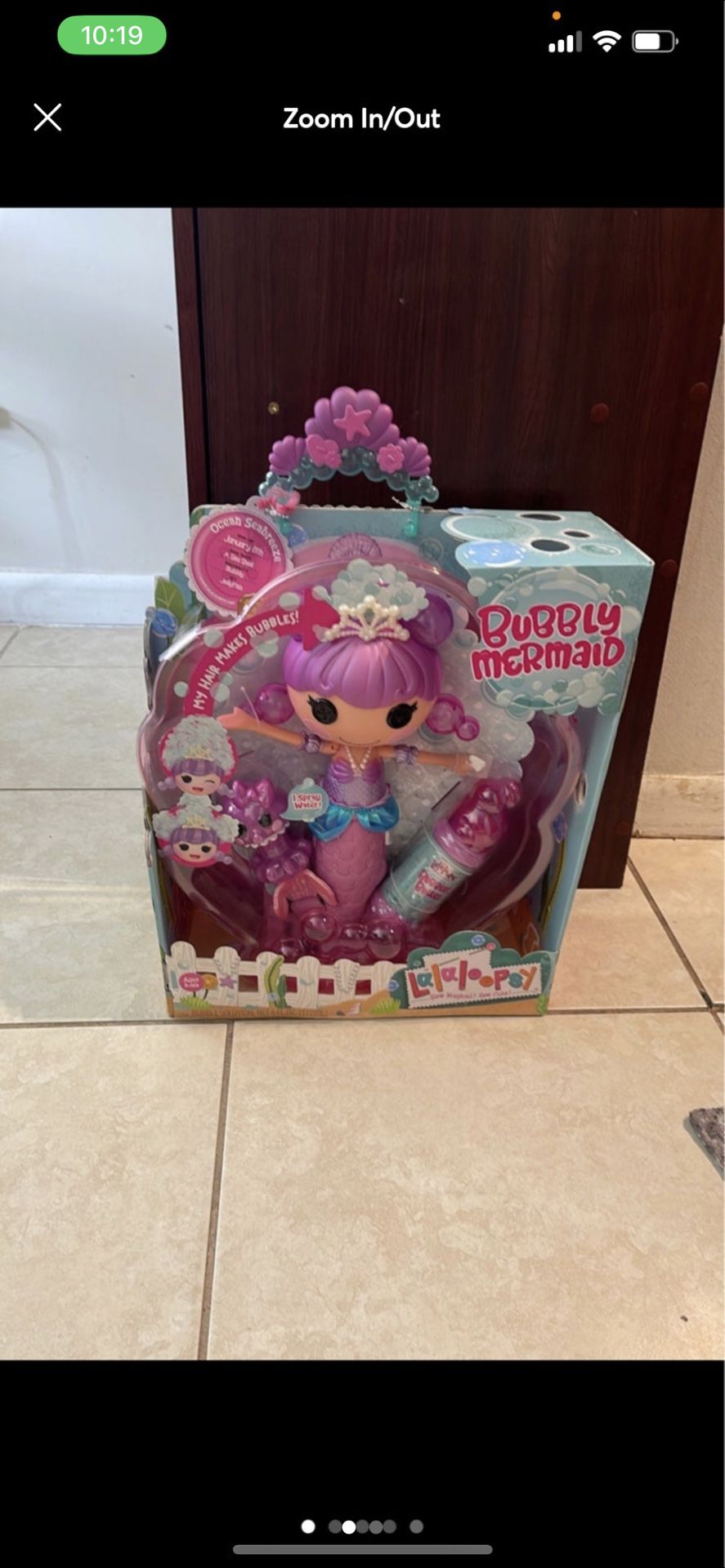 Lalaloopsy Bubbly Mermaid Doll - Ocean Seabreeze with Pet Jellyfish