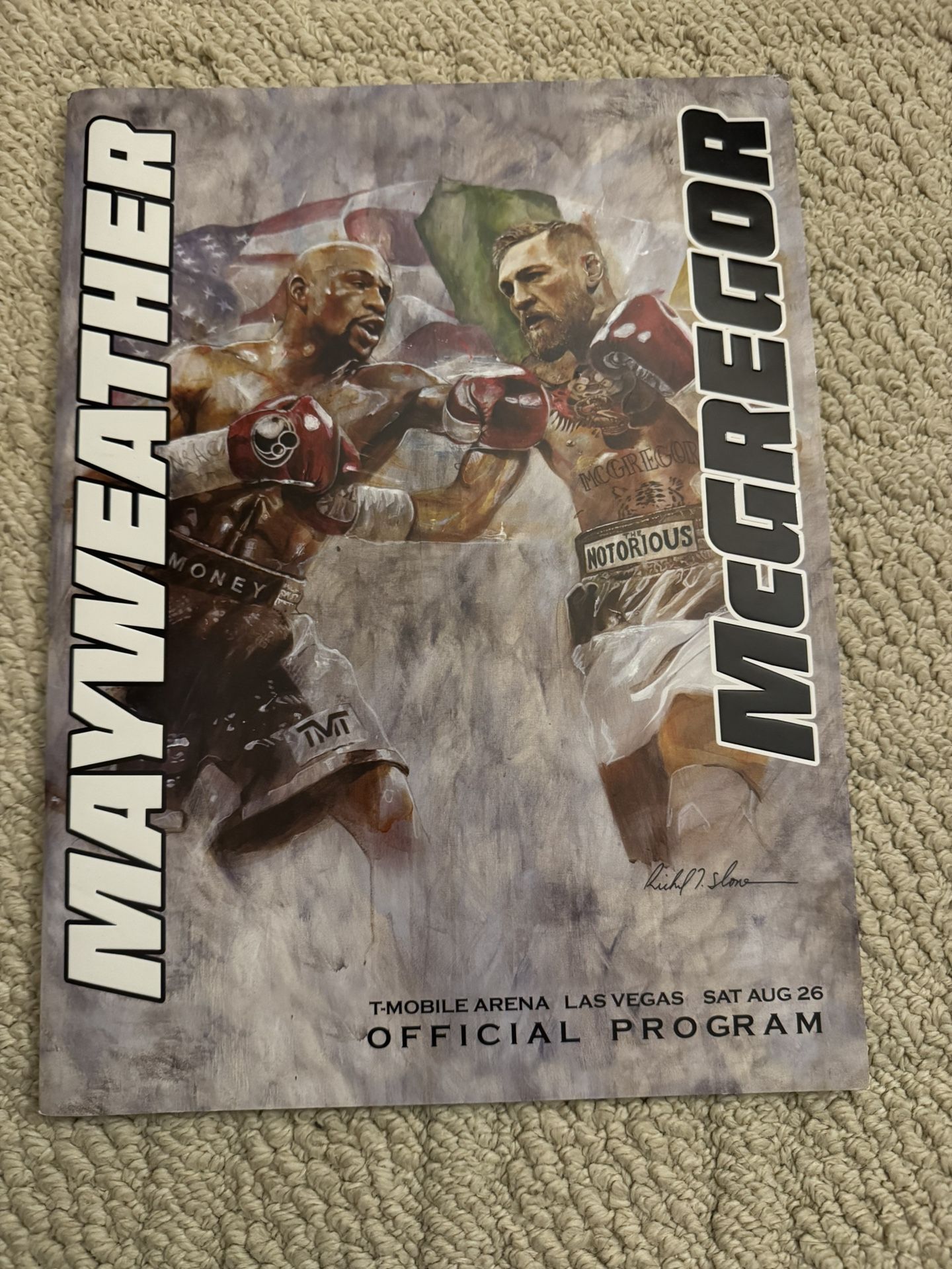 Mayweather vs McGregor 2017 Official Fight Tickets + Programs (Rare Collectible Set)