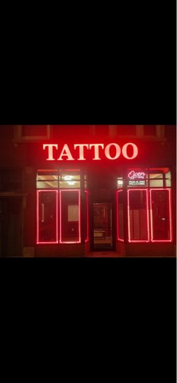 TATTOO SIGN BIG CHANNEL LETTERS