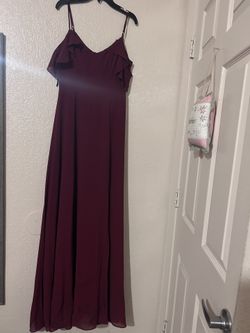 Burgundy Maxi Dress