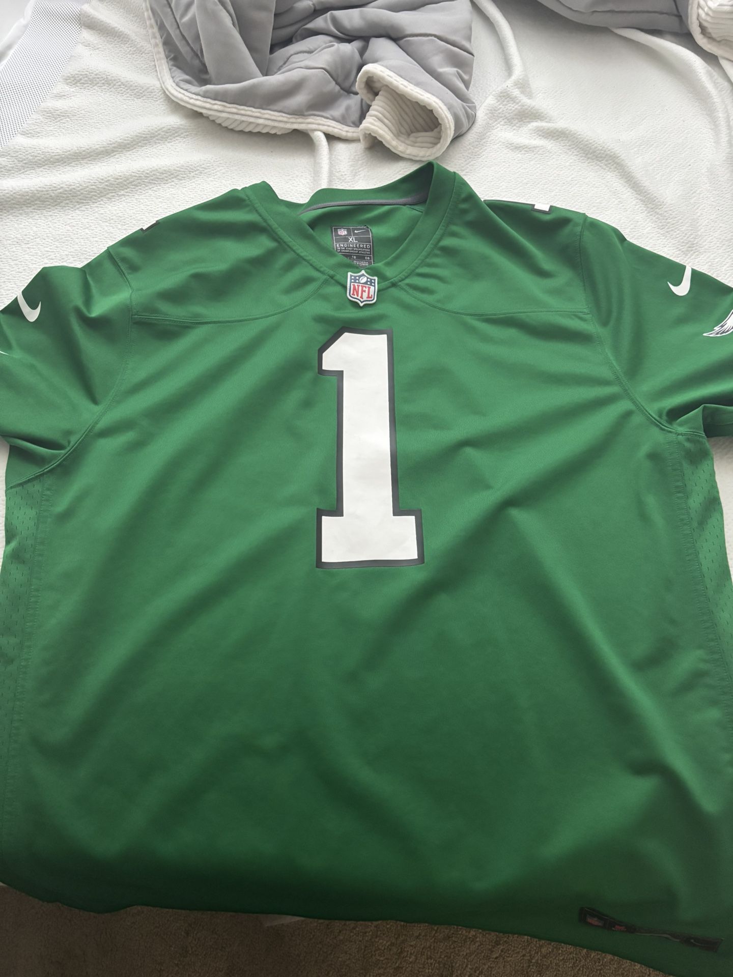 Nike Jalen Hurts Philadelphia Eagles Jersey Kelly Green, Size Xl
