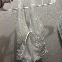 White PacSun tank top