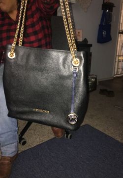 Michael kors original black leather purse