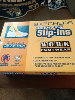 Men slip on Skechers