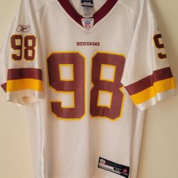 Vintage Reebok Washington Redskins Jersey Men’s M White Reebok Brian Orakpo #98