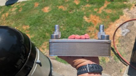 Wort plate chiller