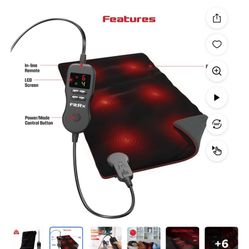 Massage weighted heat pad 