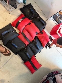 Shot bag, ballast bags 50lbs each 11 bags 550 lbs total made in USA