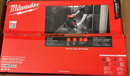 Brand New Milwaukee M18 Drum Machine Kit (2817A-21) - $500