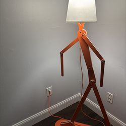 Kids Orange Lamp $80