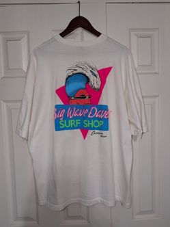 90s Big Wave Dave's Surf Shop Cancun Boot T Shirt