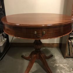 Antique Wood coffee or game table 