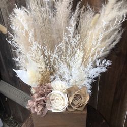 Dried Floral And Sola Flowers