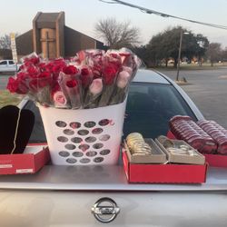 Roses, Jewelry, Chocolate 