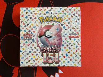 Pokemon 151 Japanese Booster Box Brand New Sealed