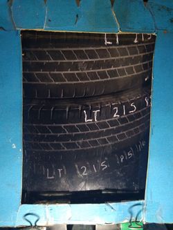 TIRE LT 215 85 16 EACH ELMOFLES