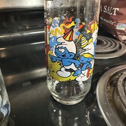 Classic antique glass cups