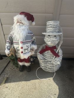 Santa And Snowman $50 For Both