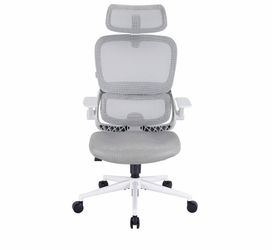SIHOO B100 SE Office Chair, Soft Memory Foam Desk Chair with Adaptive Lumbar Support & 2D Flip-up Armrests, 135° tilt Computer Chair for Home Office, 
