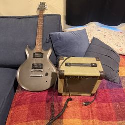 Ibanez Electric Guitar And Amp