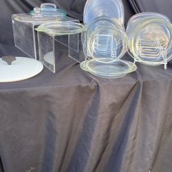 Pyrex Glass Lids And 1 Corning Ware Bakelite Buffet Server Lid (Individually Priced)
