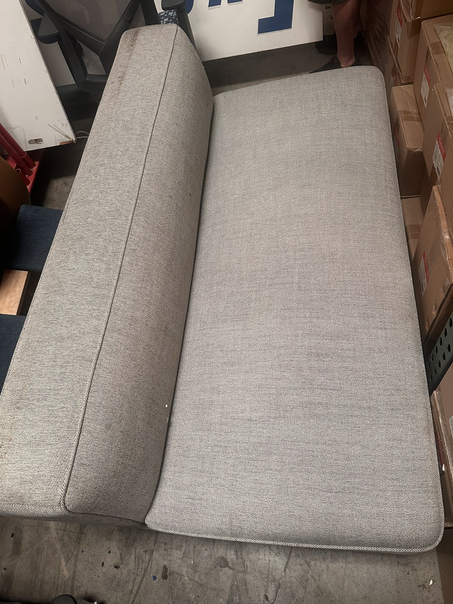 Modern Gray Sofa – 64” Wide