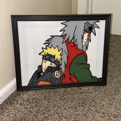 Naruto Anime Glass Painting 8x10 Wall Art LOCATED IN COVINA
