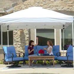 Everbilt 10 ft. x 10 ft. Commercial Instant Canopy-Pop Up Tent White